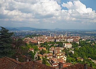 Bérgamo, Italia - Città Alta y Piazza Vecchia · Bérgamo